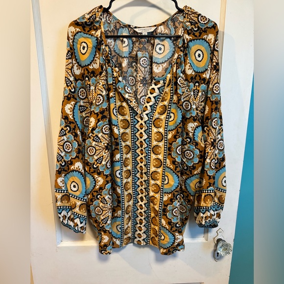 Liverpool Tops - Liverpool Multicolor Patterned Blouse